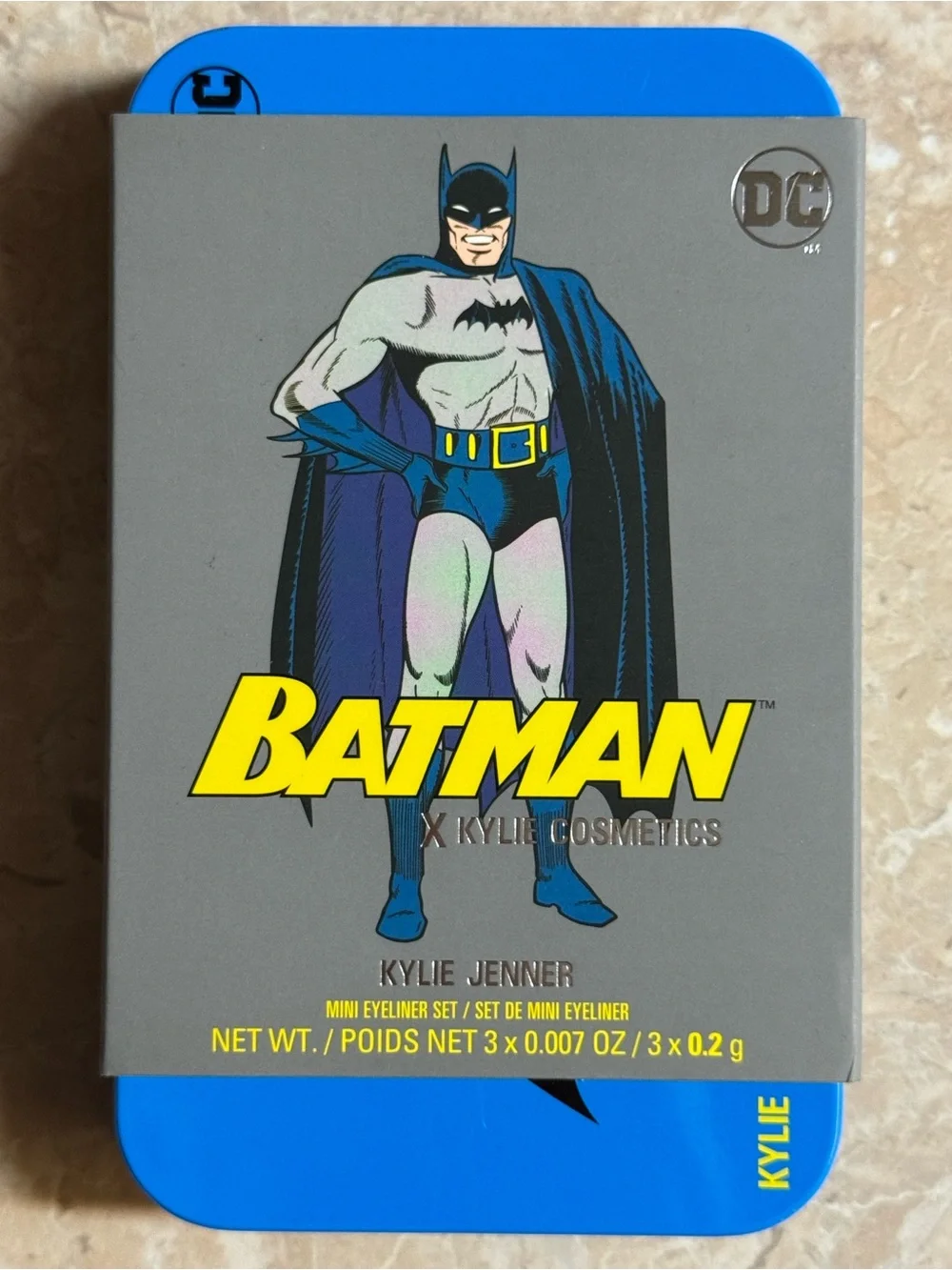 Kylie Cosmetics DC Batman Eyeliner 3pc Set Metallic Green Blue Black New in Box